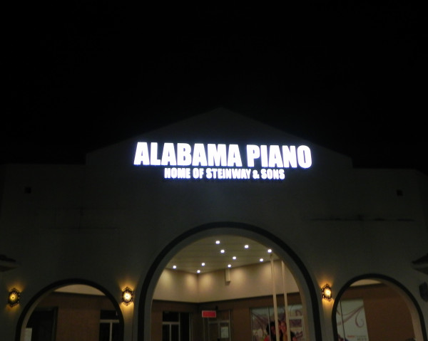 Thanks, Alabama Piano, for allowing us to make and install your new sign!
