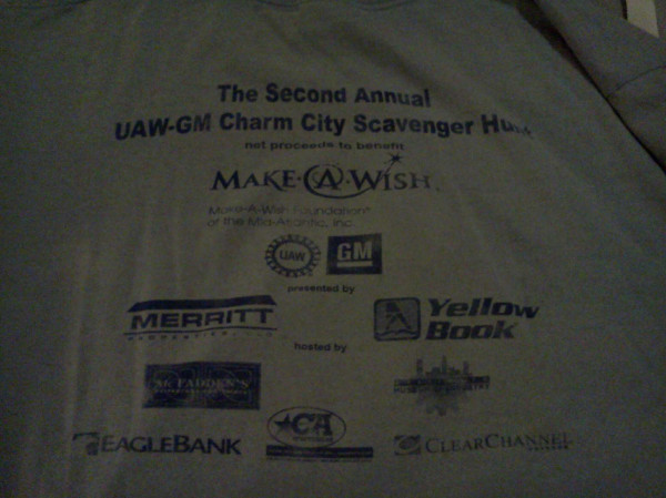 Charm city scavenger hunt #gregsshirts
