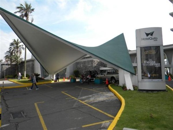 Hotel Quito, donde me hospede