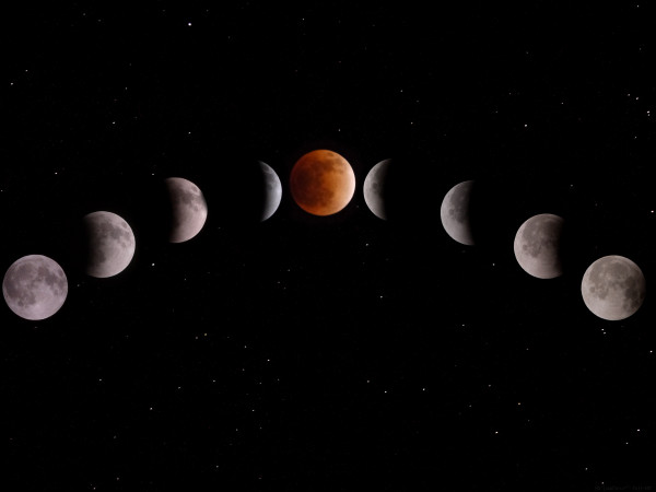 加工して見ました／´･∀･｀＼ #月食 #月 #lunar_eclipse #moon #写真 #photo