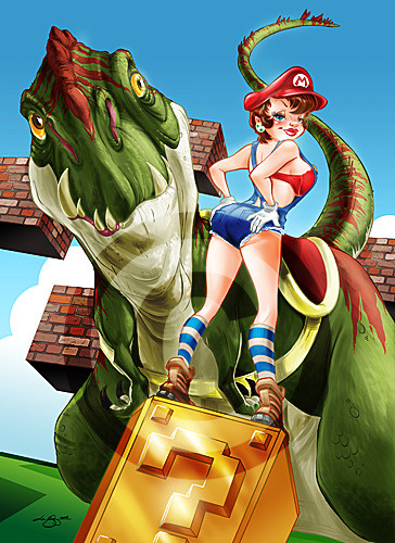 Here's my latest pin up that I've been obsessing over. Enjoy :)
