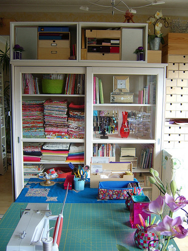 Mary's sewing room.