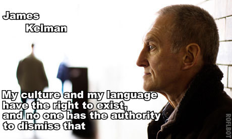 And one from James Kelman for supporters of Independence from anywhere... 