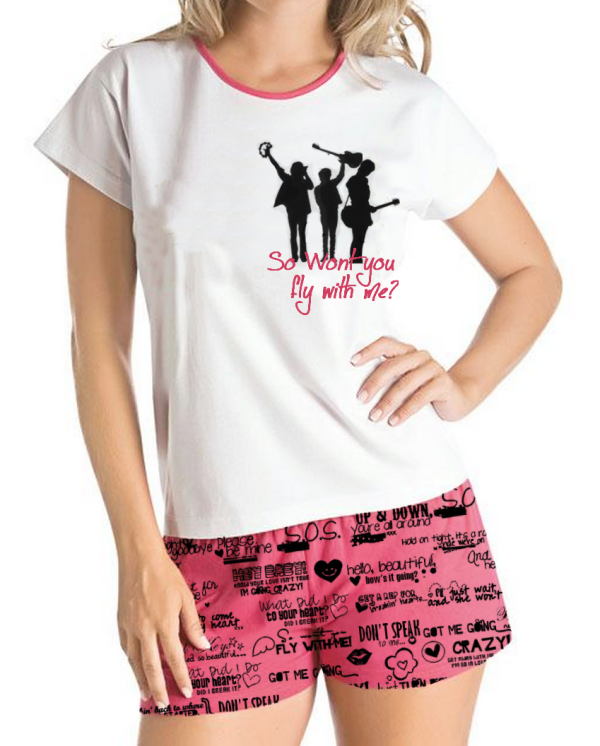 O pijama dos Jonas seria mais ou menos assim (: gostaram ? 