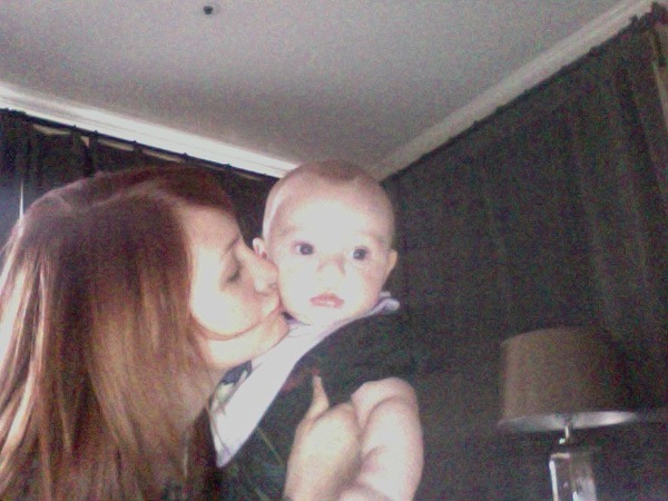 i present you my little man and his adorable cheeks!