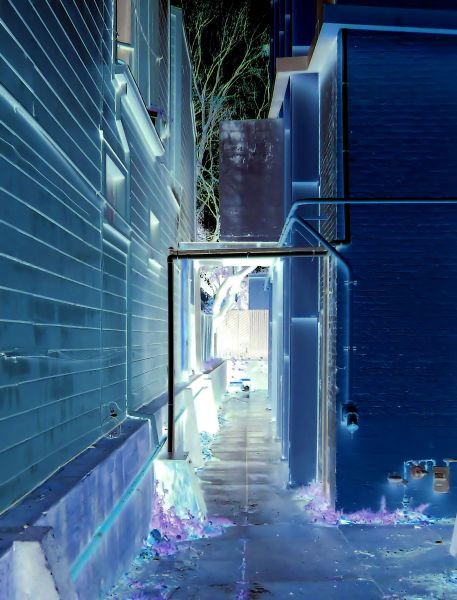 Mirrored Wet Moonglow- Urban Art