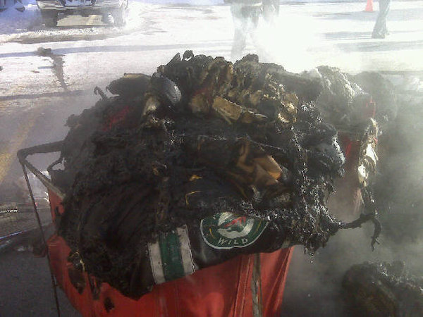 Minnesota Wild fire
