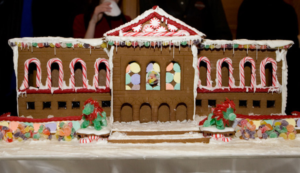 Gingerbread houses are so last year. Check out our GINGERSEUM! Courtesy of fabulous pastry chef, Sandy Hunter.