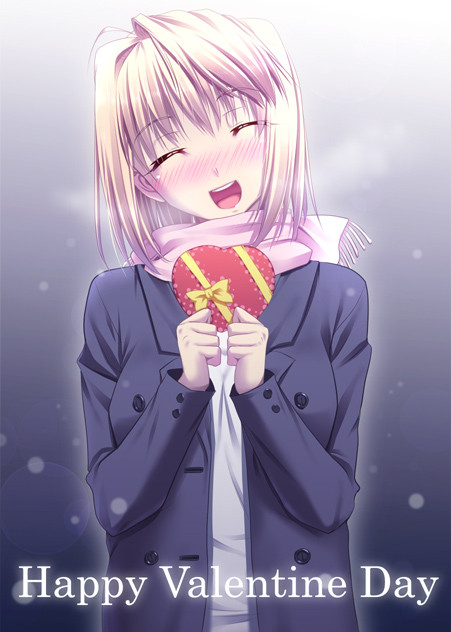 バレンタイン絵をでっち上げてみる。