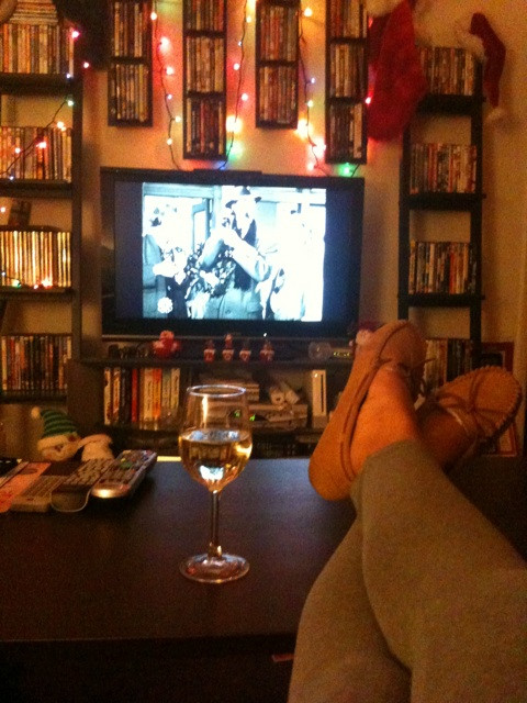 Now this is a lovely way to spend Christmas Eve
