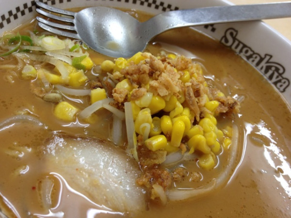 Miso Ramen with MoMA Sugakiya Ramen Spoon Fork （・∀・）