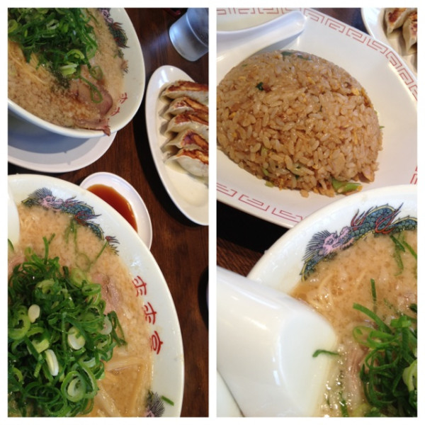 昔ながらの醤油ラーメン、思ったほどじゃないこってりラーメン、醤油の効いたチャーハン。普通にラーメン食べたいならなかなかいい感じ。