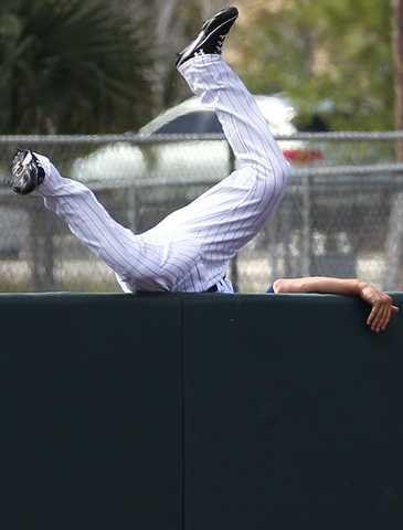 It appears that @tplouffe24 is adapting well to his new outfield position. 