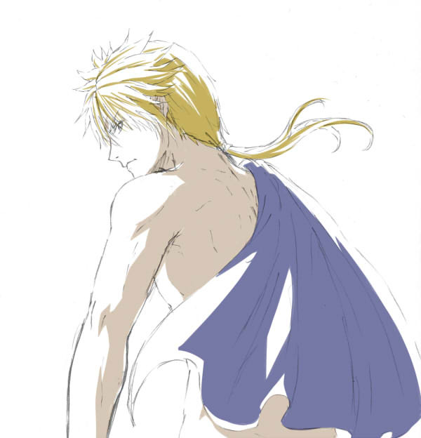 ホワイトデー用に描いてたんですが結果的に全く関係のない絵になってしまいました･･･。そして半ケツは無しにして危険を回避･･･と思ったらとんでもない絵になっちゃったぞ･･･みたいな（汗）