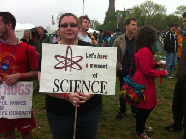 Sign at the Reason Rally