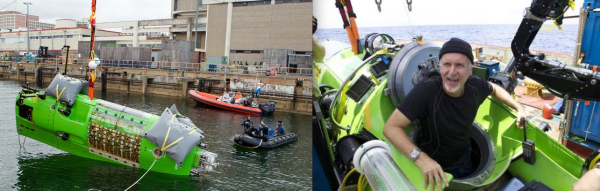 "To hell &amp; back" - JCameron visited the deepest place on Earth in a GREEN submarine. @Seallion