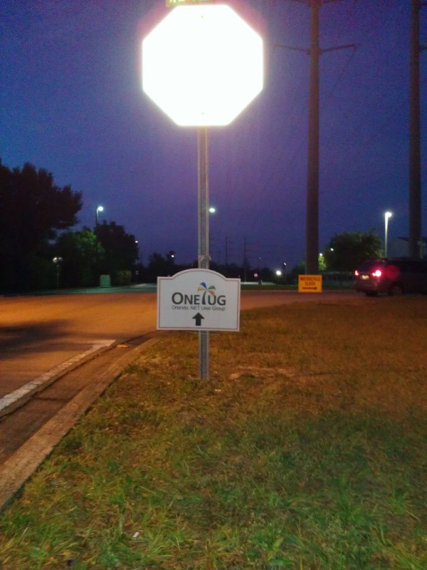 Looking for #OrlandoCC... Just follow the signs! 