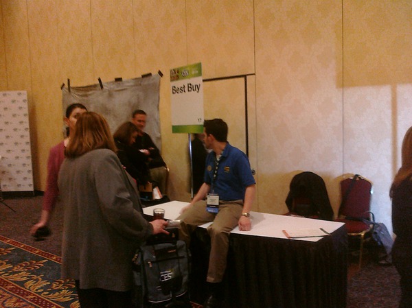 The #BestBuy booth at #CES Unveiled press party.