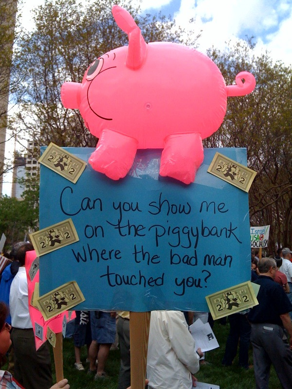 I love this tea party sign