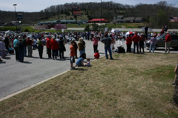 Pic from the Bella Vista, AR #teaparty.