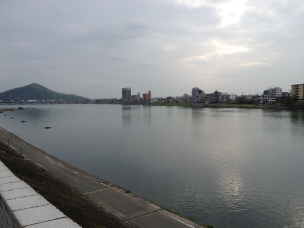 木曽川。