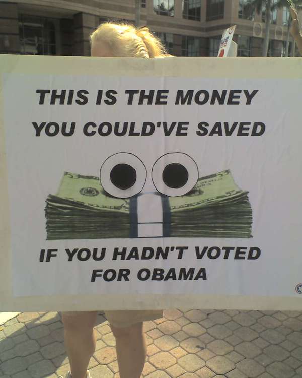 @rolmeda is live tweeting the Ft. Lauderdale #teaparty.. here's a sign from the event