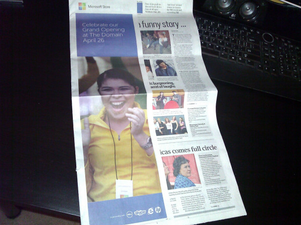 Cool! A #Microsoft Store opening in Austin this week. I'm going to check it out, for sure. @MicrosoftStore