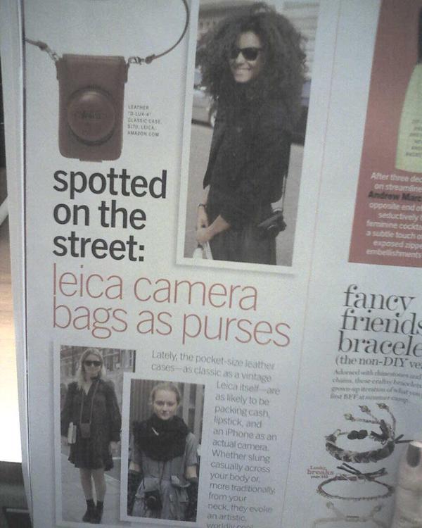 @williamyan Leica Camera Bags as Purses - thought of u when I saw this. (the camera bags, not cos of purse function)