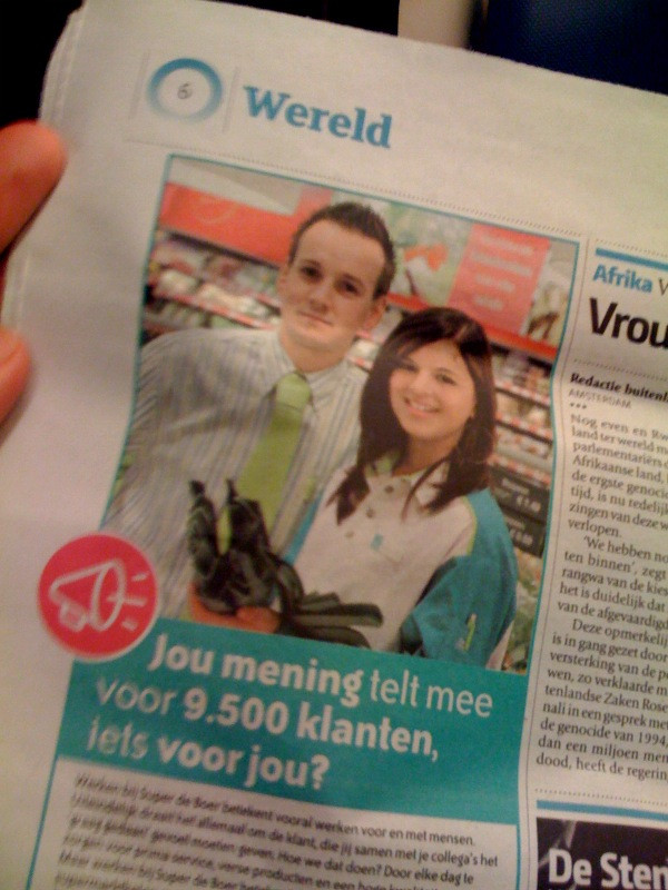 Jou mening telt mee!