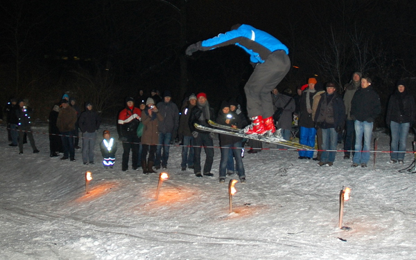 Bilder vom Nachtspringen. #Skispringen #Dresden