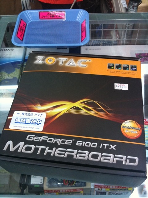 実売5980円のSocket AM2対応Mini-ITXマザー GF6100-E-Eがテクノハウス東映に入荷。在庫少量。