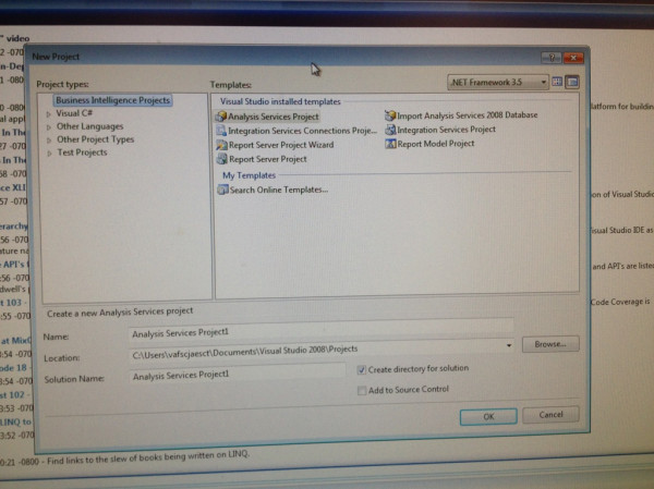 attempting to make a new project in BIDS