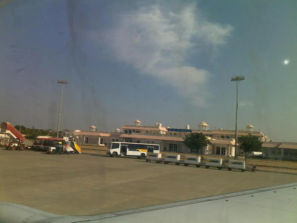 Landed at Bhuj airport - pretty sight.