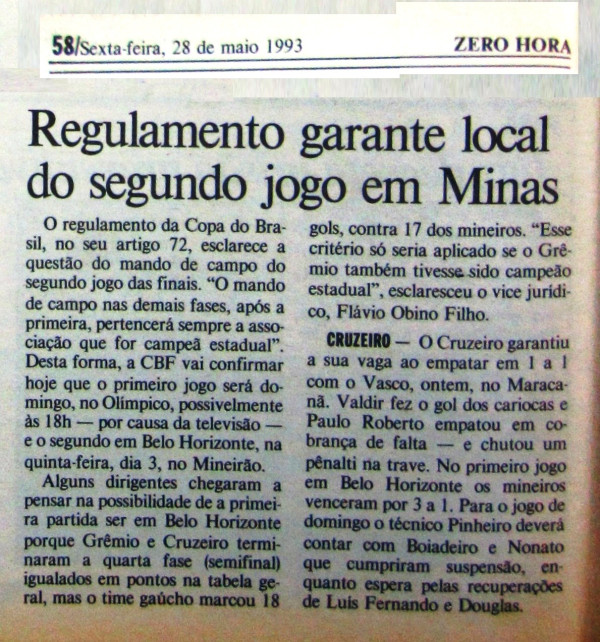 Zero Hora - 1993