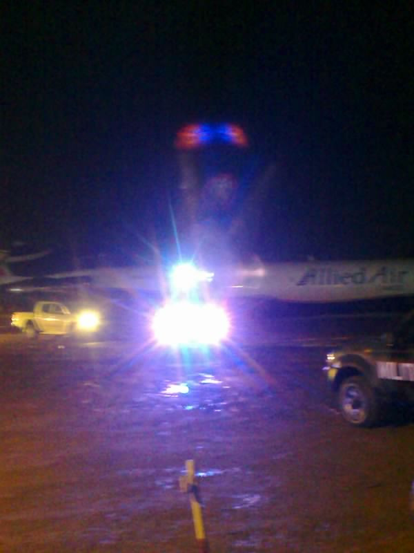 The #AlliedAir cargo flight thats down @ Elwak sports stadium.. Yet to confirm no ov dead!