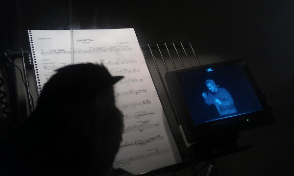 Keith the tit takes charge of the  @Opera_North rehearsal #getstuffed12