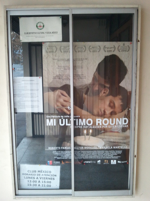 afiche de "mi ultimo round" en club mexico @eduardocastroc