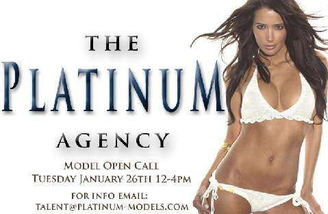 Platinum Agency is having an open call today 12pm-4pm...for more info email me at jen@phoenixfashionweek.com