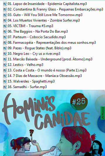 Eis o setlist da nossa #Coleta25, referente ao mês de Junho de 2012! São 16 faixas, sendo a última inédita! Foda!