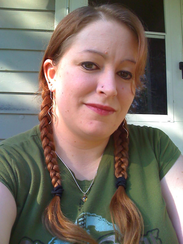 Me lookin all cute in my pigtails lol