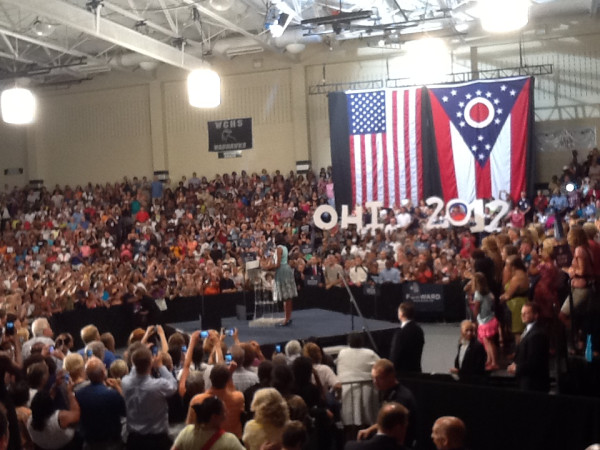 PHOTO: HUGE turnout for @MichelleObama in Ohio today.