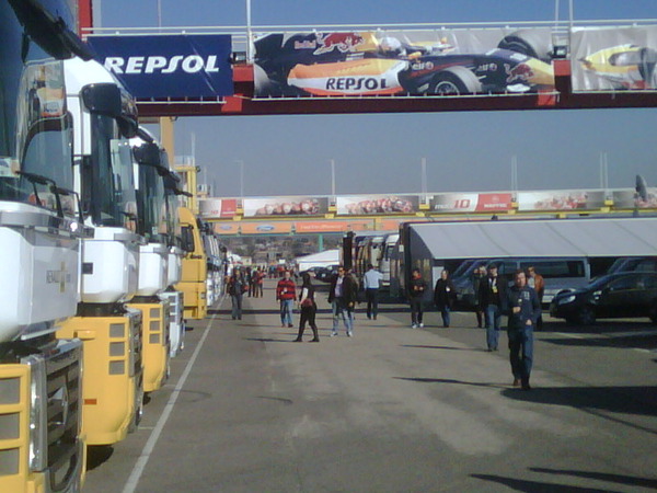Paddock view