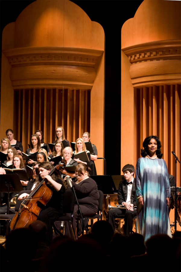 Phylicia Rashad performance. Daughter Dearest is in the chorus, at top right.