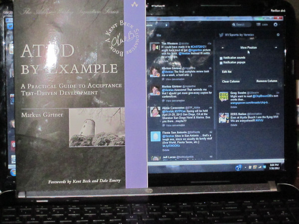 Yes I have the book! #ATDDByExample I'm challenging myself to read it cover to cover by my August 12th!