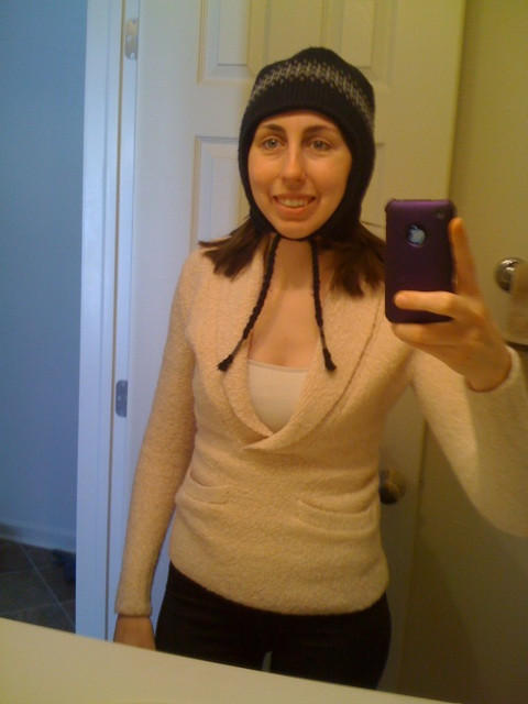 Getting ready to shovel in @polahbea's hat