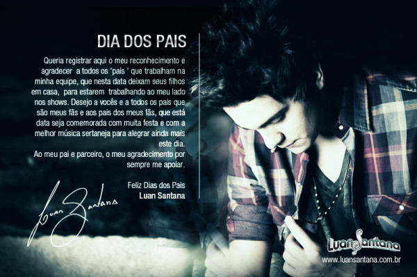 Feliz dia dos pais!!