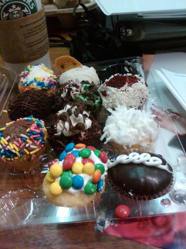 This is what is getting us through fittings- sugar and cafe! -RR
