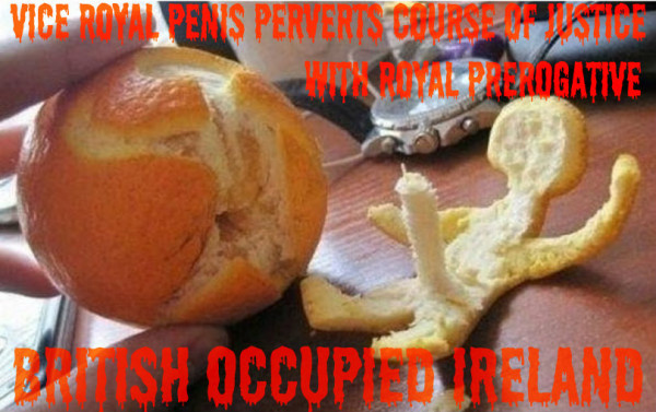 VICE ROYAL PENIS PERVERTING COURSE OF JUSTICE IN BRITISH OCCUPIED IRELAND http://brev.is/Unh3

MARIAN PRICE should be released from internment without trial in British Occupied Ireland, because rather than being "on licence" she received a full royal pardon--the Royal Prerogative of Mercy. Vice Royal Paterson's claims that this document, which would set Marian free, has been lost or shredded.

Pat Ramsey, a Social Democratic and Labour member of the Northern Ireland Assembly recently wrote to Paterson about this "lost" pardon. He asked:

-- Where would Mrs. Price-McGlinchey's pardon have been held?
-- How many staff are currently seeking the document and in what departments?
-- Are those looking for it doing so on a full-time basis, if not, why not?
-- Has the Northern Ireland Office received comment from the judiciary on the apparent loss of the document?
-- How many Royal Prerogative's have been lost (or destroyed) that the government has record of?
-- Who is ultimately responsible for the care and maintenance of the building where these documents are kept?
-- What communication [has Paterson] personally had with this person/Department?
-- Can [Paterson] confirm the Department is still seeking the document and will do so until it is found?

Paterson contemptuously dismissed Ramsey's inquiry stating that "unfortunately the RPM (Royal Prerogative of Mercy) was not recovered but has no bearing on current circumstances."

Owen Paterson has placed himself above the British Occupied Ireland Assembly, which was supposedly elected to govern British Occupied Ireland, just as he has previously overruled the judiciary. Two judges have ruled that Marian Price should be released on bail. Each time Vice Royal Paterson negated the judge's decision and ordered Marian interned without trial in solitary confinement sensory deprivation torture, for which Britain promised to cease when previously found guilty of the same torture by the European Court of Human Rights in Strasbourg. Paterson is determined to keep Marian Price locked up to ensure the ongoing damage to her health and the behavior of the prison regime is ongoing and deliberate torture..