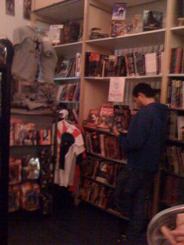 Jeff enjoys Geek Singles Night.
