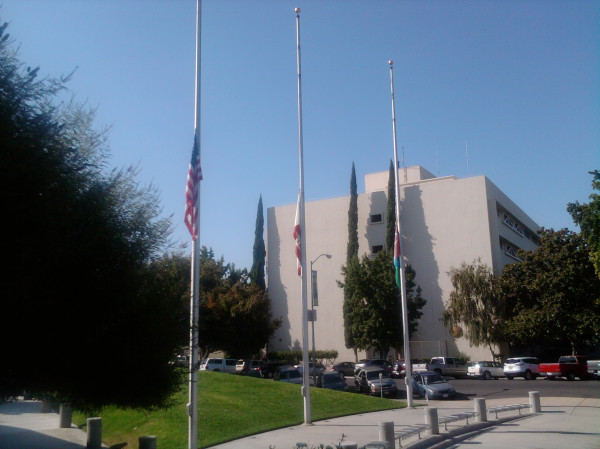 Flying #halfmast in honor of the victims, survivors, families, and friends. We will #alwaysremember911